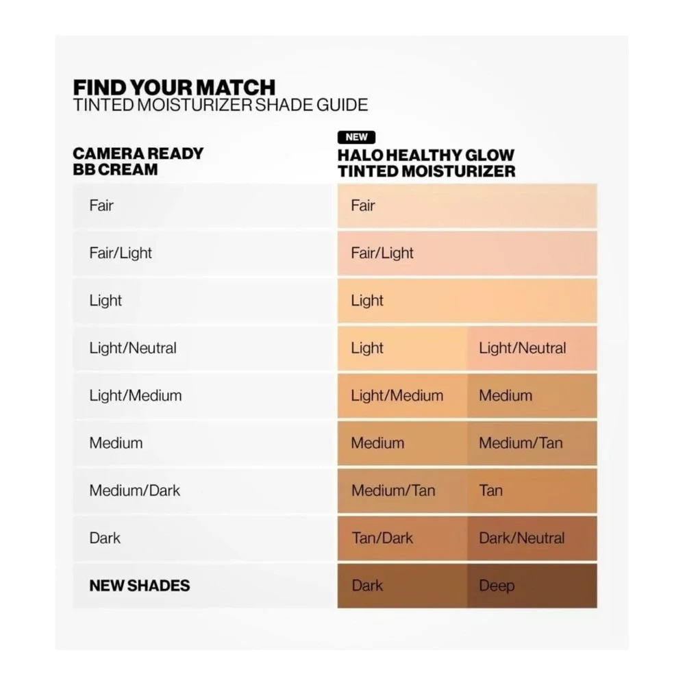 SmashBox Halo Healthy‎ Glow All In One Tinted SPF25 Moisturizer 1.4 OZ Dark Deep